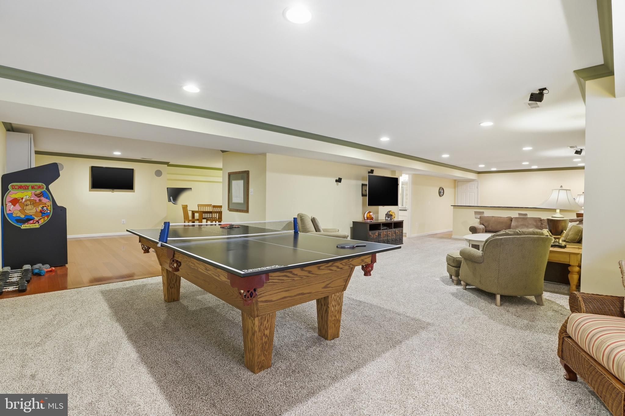 1612 Trawler Lane Annapolis, MD 21409 - Photo 35 of 48 a living room with furniture pool table and a flat screen tv