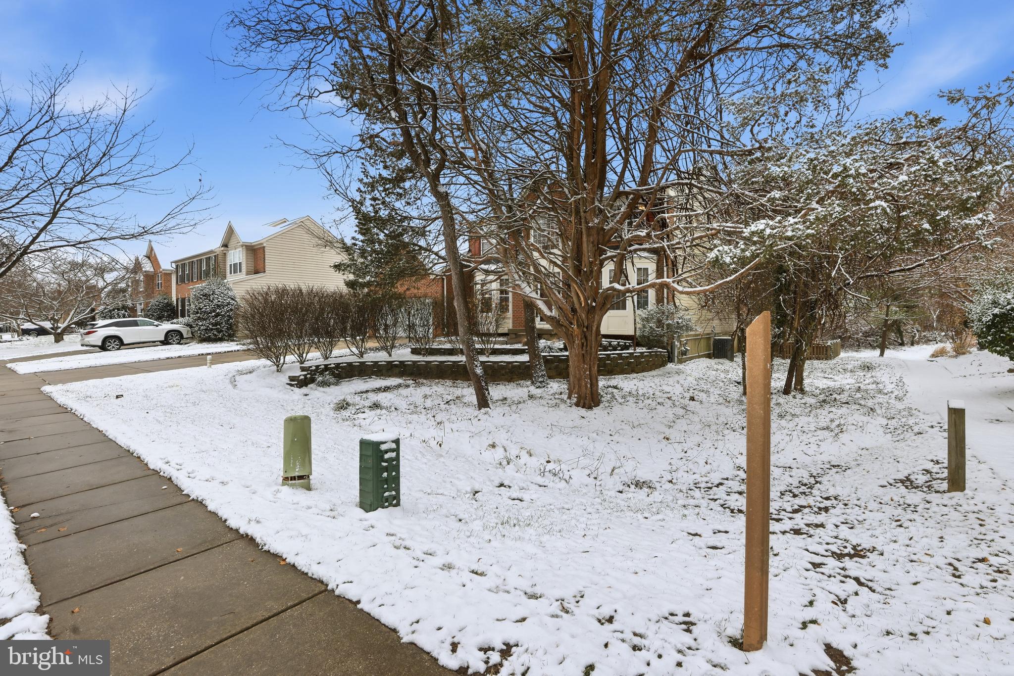 1612 Trawler Lane Annapolis, MD 21409 - Photo 47 of 48 a view of yard covered with snow in front of building