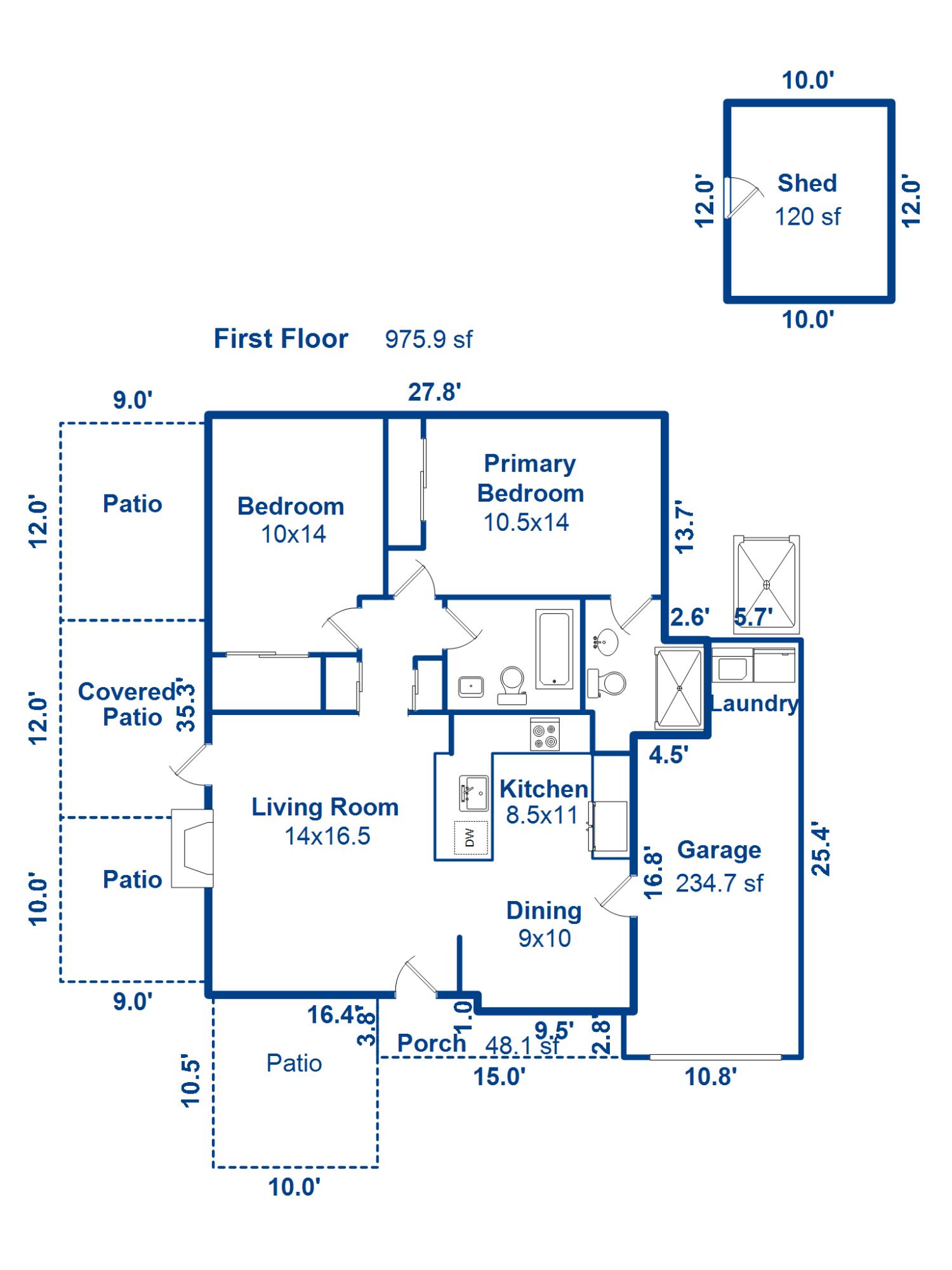 1382 West Point Drive Mount Pleasant, SC 29466 - Photo 40 of 40 Floor Plan