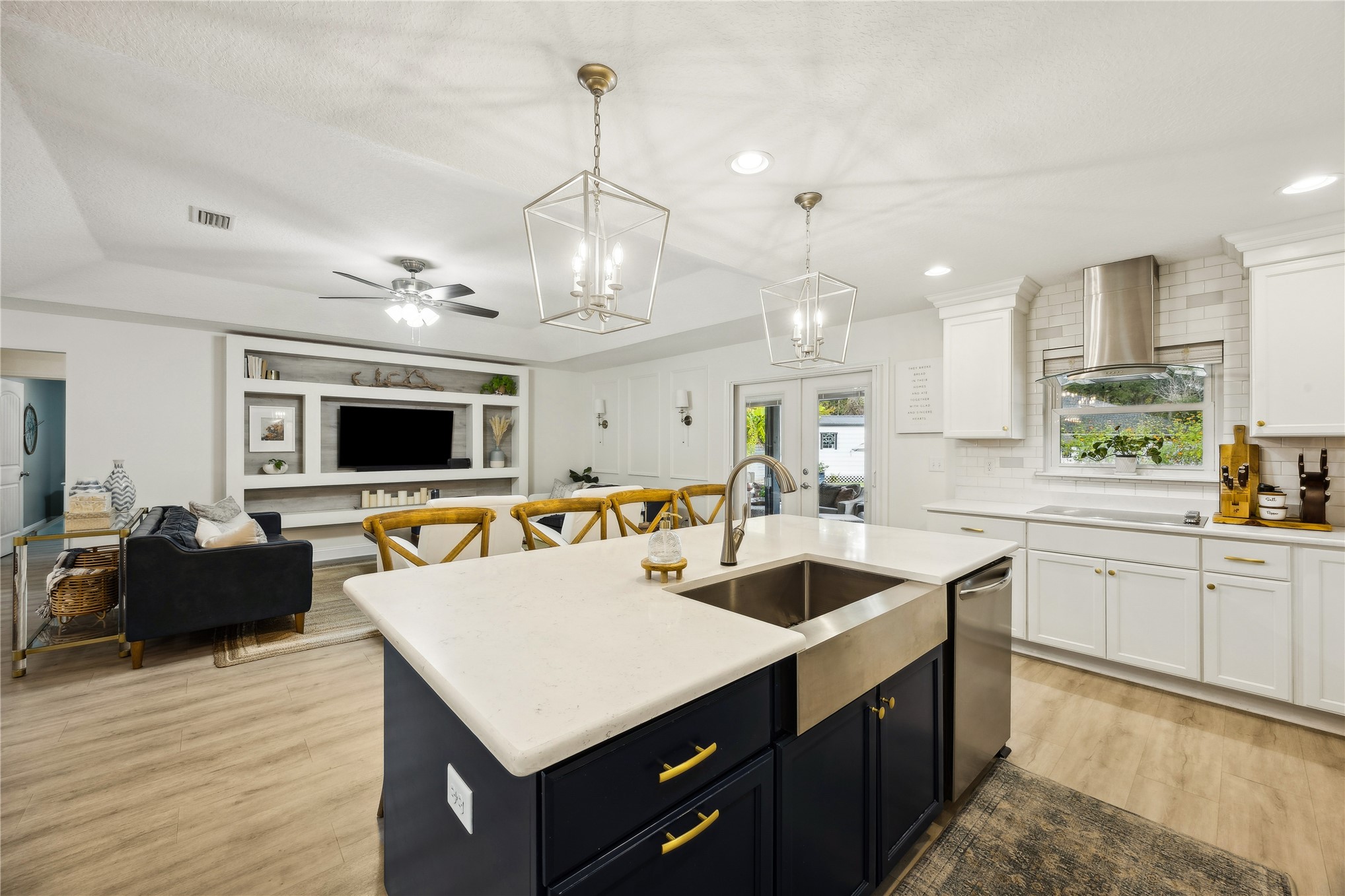 95103 Greenberry Road Fernandina Beach, FL 32034 - Photo 15 of 69 a large kitchen with kitchen island a sink counter space and stainless steel appliances