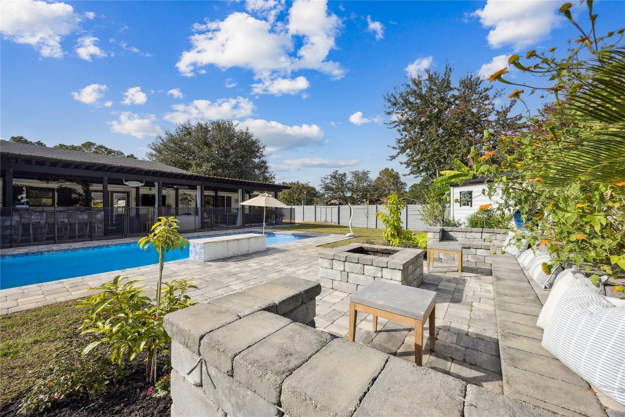 95103 Greenberry Road Fernandina Beach, FL 32034 - Photo 50 of 69 a view of a patio with swimming pool