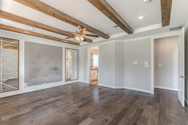 a view of an empty room