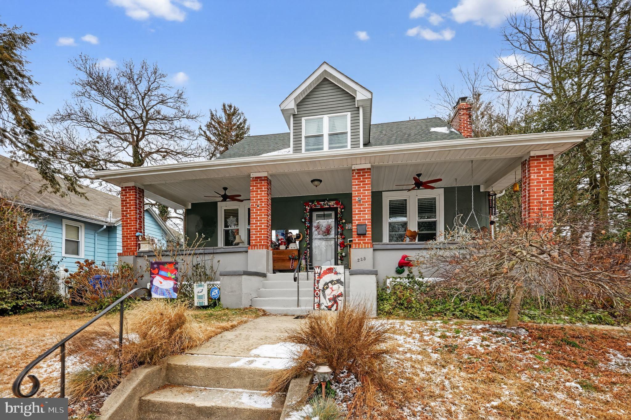 a front view of house