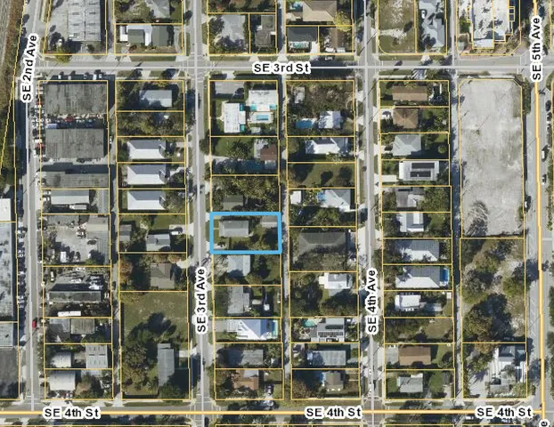 a front view of a building