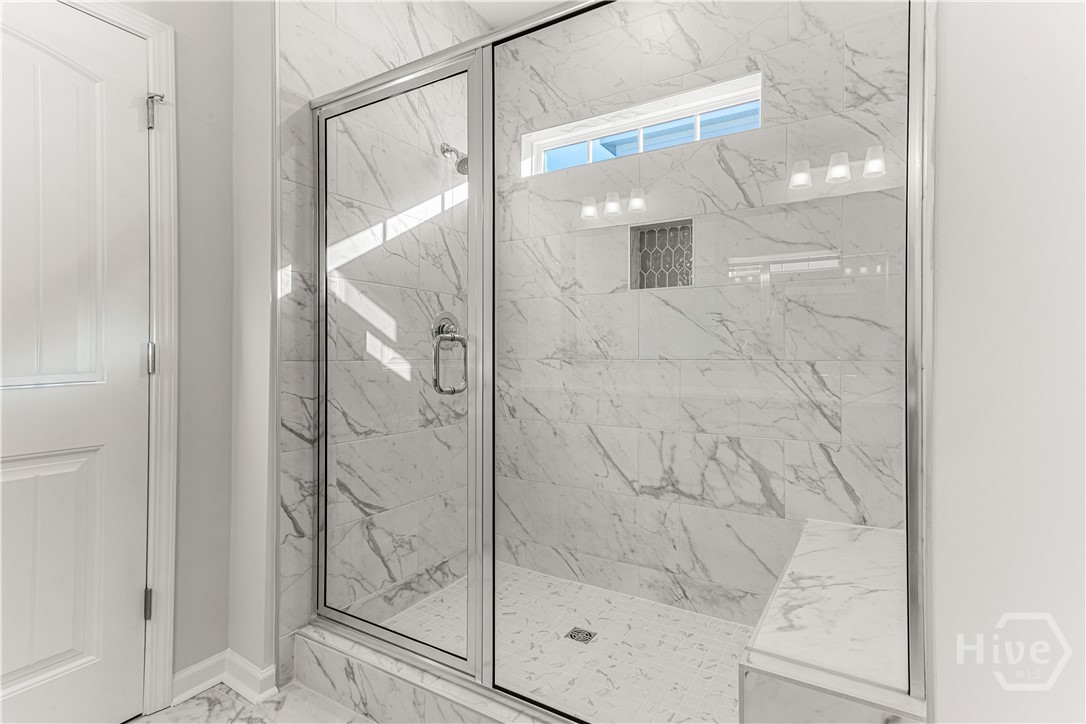 176 Champlain Drive Pooler, GA 31322 - Photo 22 of 35 Six Foot Walk in Shower with 12" bench