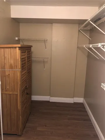 a view of walk in closet