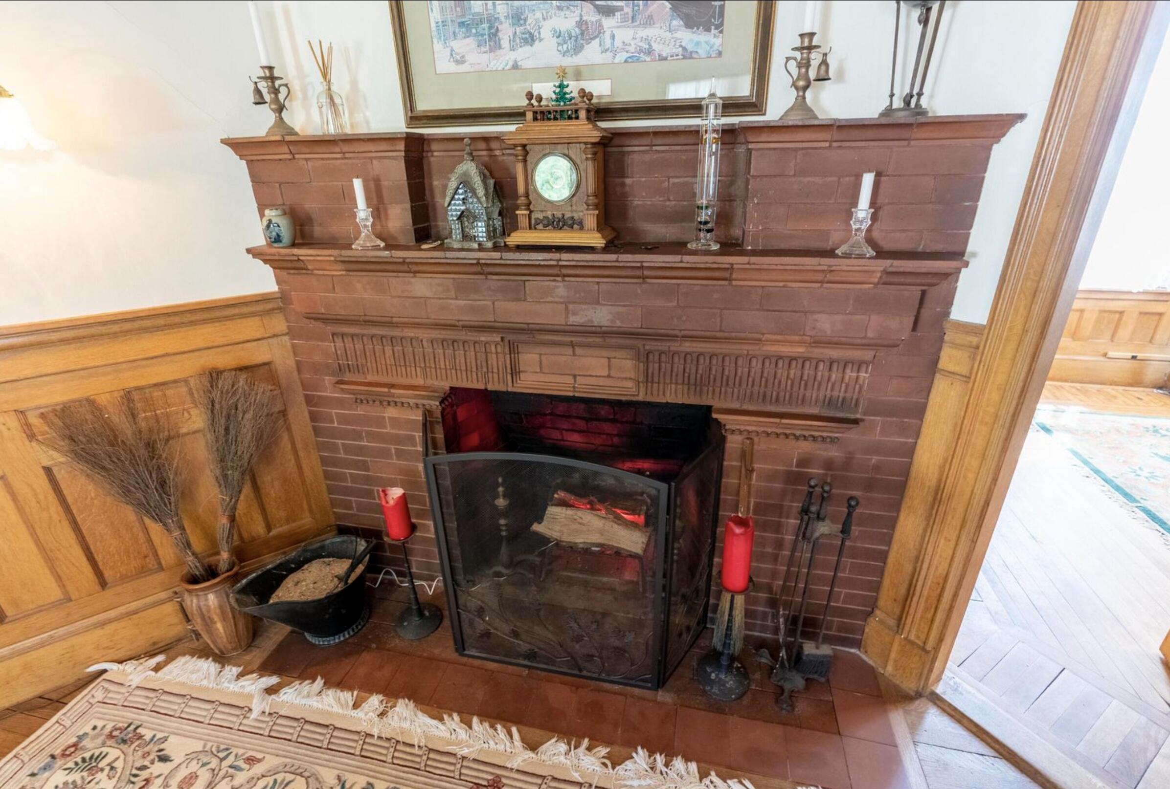 Foyer Fireplace