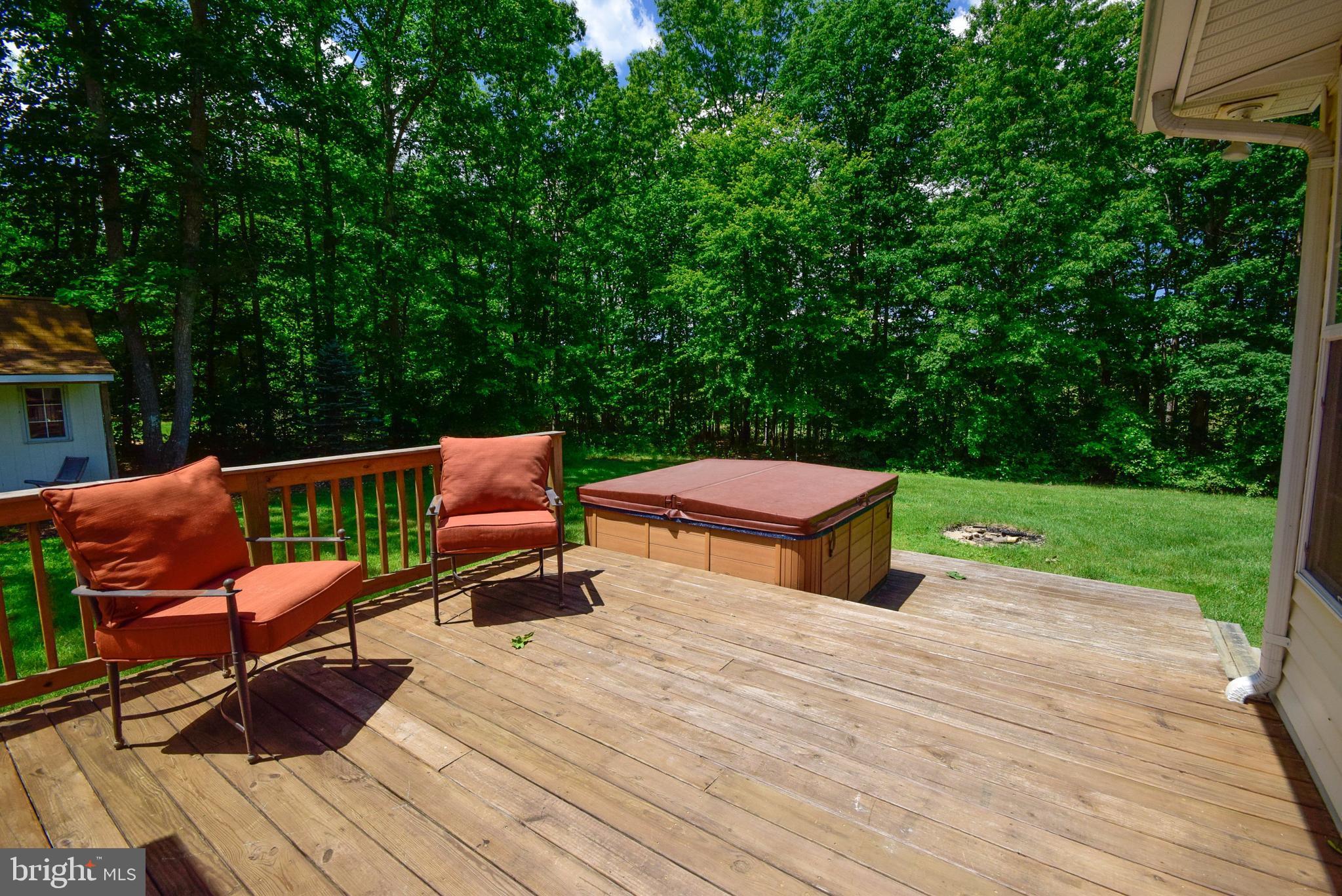 12524 Tower Hill Road Midland, VA 22728 - Photo 5 of 30 Deck off master bedroom with hot tub.