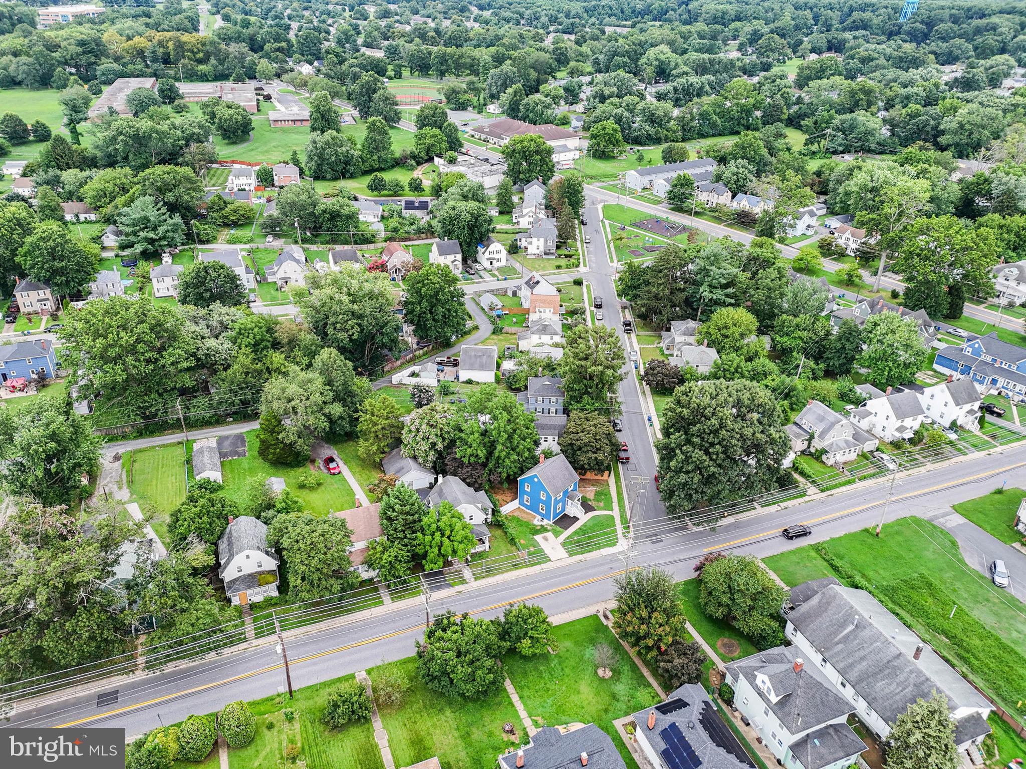 6 New County Road Aberdeen, MD 21001 - Photo 36 of 44 an aerial view of residential house with outdoor space and street view