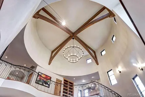 a view of an entryway with a front door