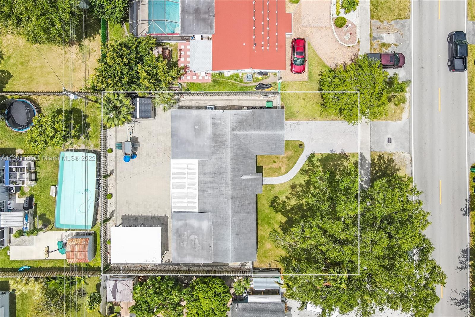19620 Franjo Road Cutler Bay, FL 33157 - Photo 28 of 28 an aerial view of residential houses with outdoor space and street view