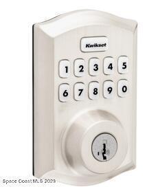 6800 Cameo Drive Grant-Valkaria, FL 32949 - Photo 27 of 48 KWIKSET KEYPAD