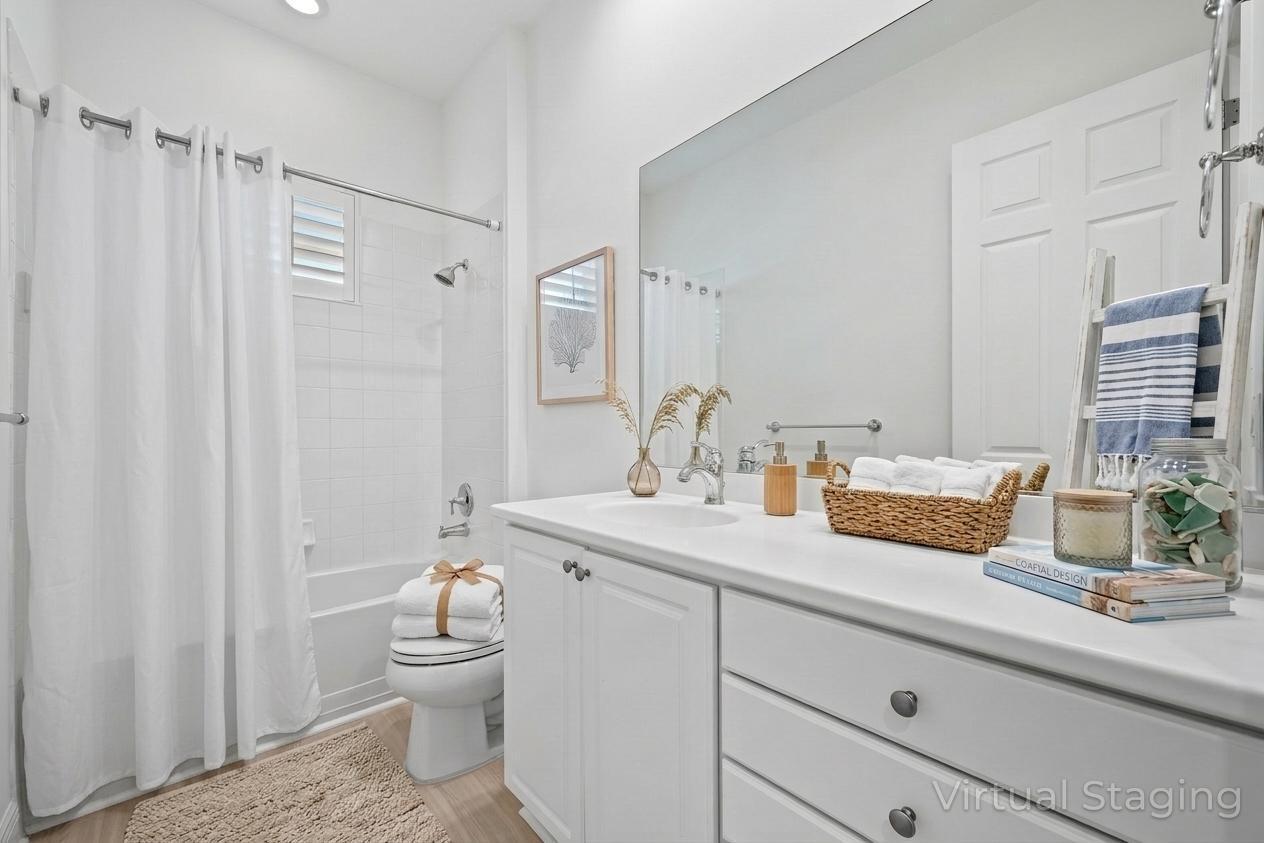 1041 Big Pine Way Jupiter, FL 33458 - Photo 24 of 44 Guest Bath Virtual Staged