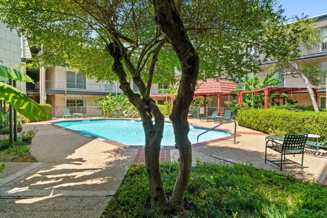 a view of backyard with green space