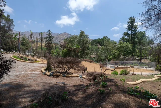 a view of a lake with houses