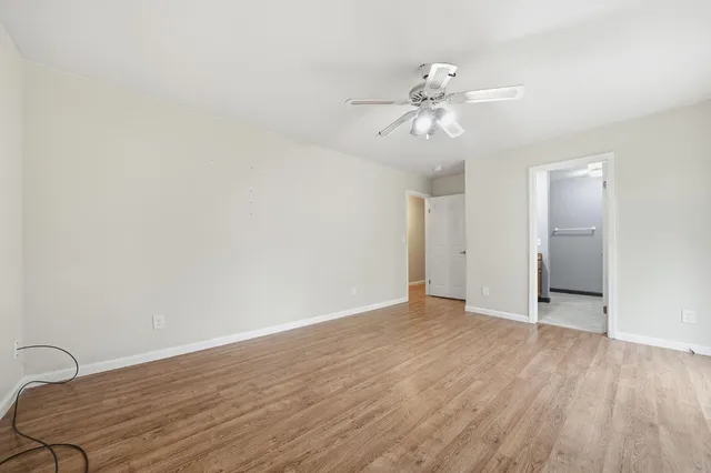 a view of yard with swimming pool