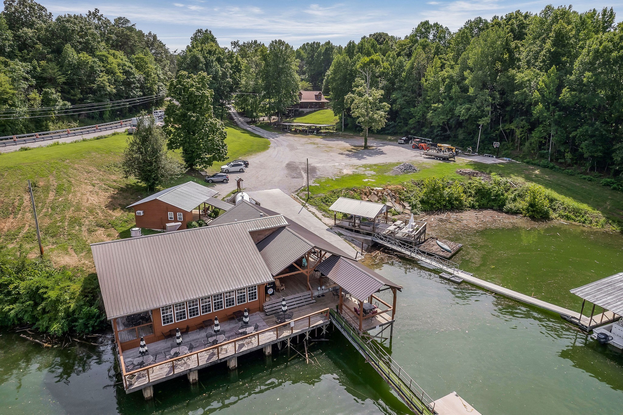 1967 Rock Island Road Rock Island, TN 38581 - Photo 11 of 39 an aerial view of a house with swimming pool and garden