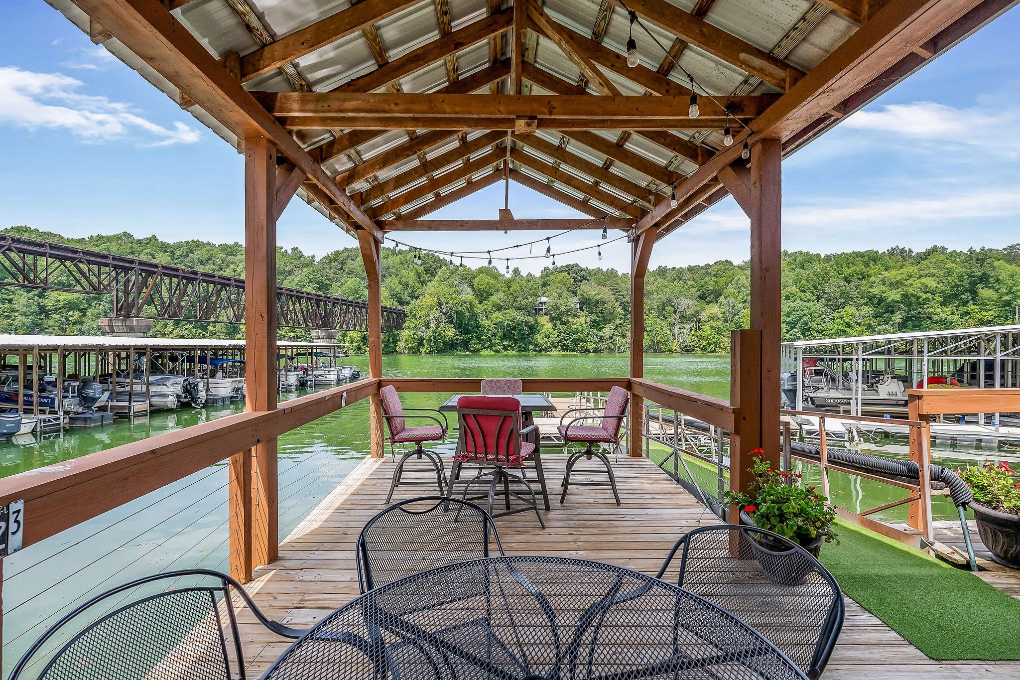 1967 Rock Island Road Rock Island, TN 38581 - Photo 15 of 39 a view of a patio with chairs and a table