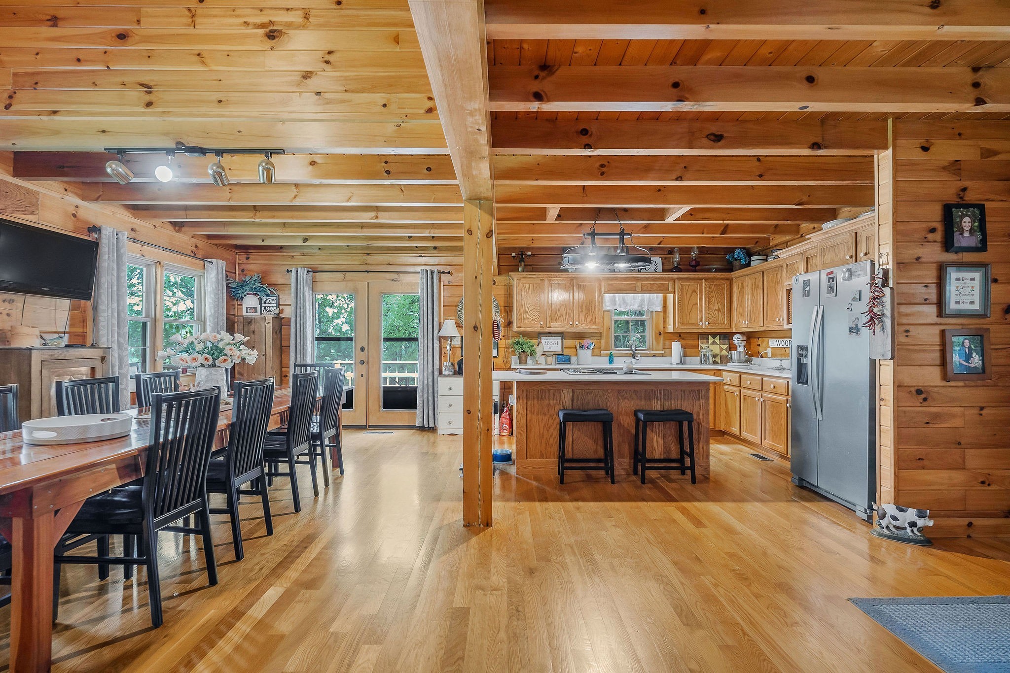 1967 Rock Island Road Rock Island, TN 38581 - Photo 32 of 39 a view of a dining room with furniture window and wooden floor