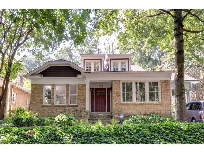 551 Orme Circle Northeast Atlanta, GA 30306 - Photo 1 of 1 Exterior Front.