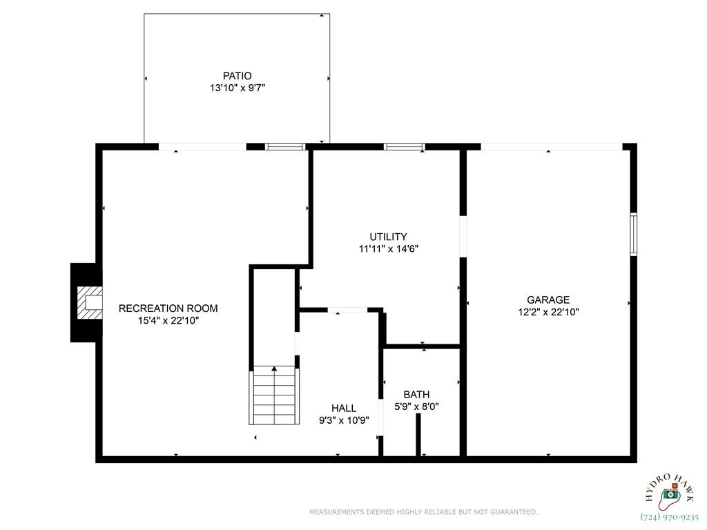 220 County Line Road Bridgeville, PA 15017 - Photo 33 of 50 Lower-Level Floor Plan