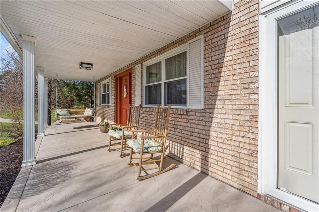 220 County Line Road Bridgeville, PA 15017 - Photo 6 of 50 Cozy Covered Front Porch