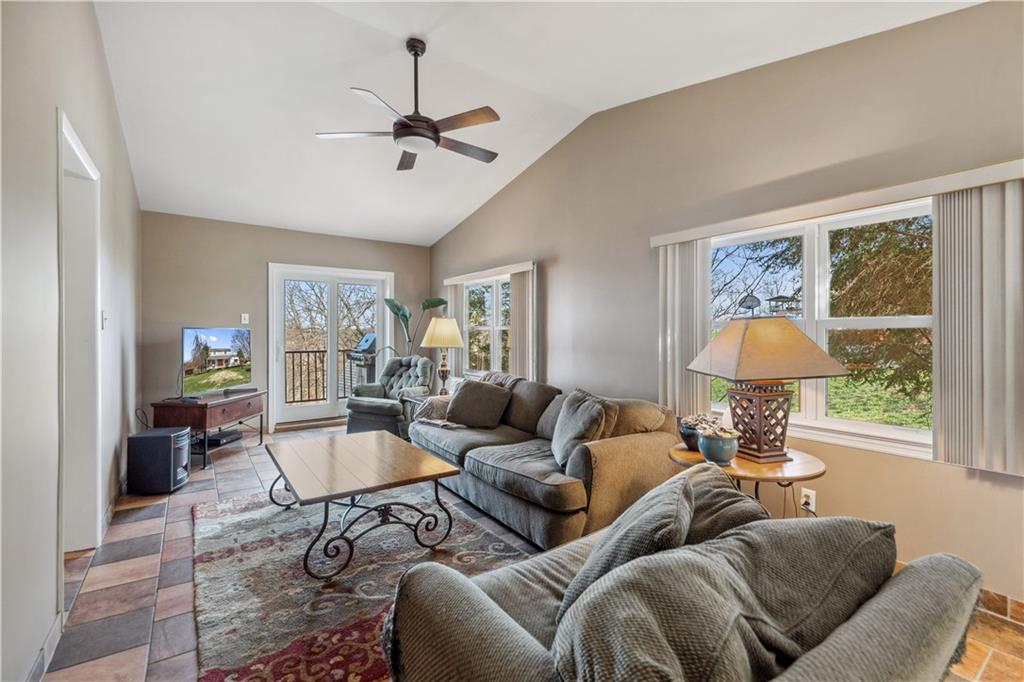 220 County Line Road Bridgeville, PA 15017 - Photo 10 of 50 Family Room W/ Sliders That Lead To Back Deck