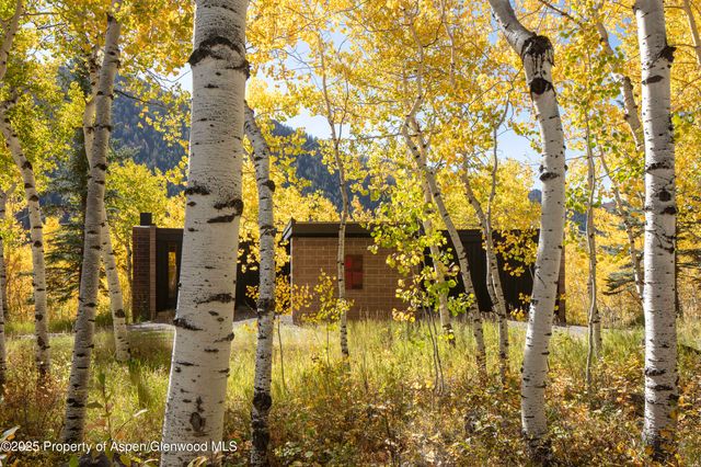 a bathroom with a yard