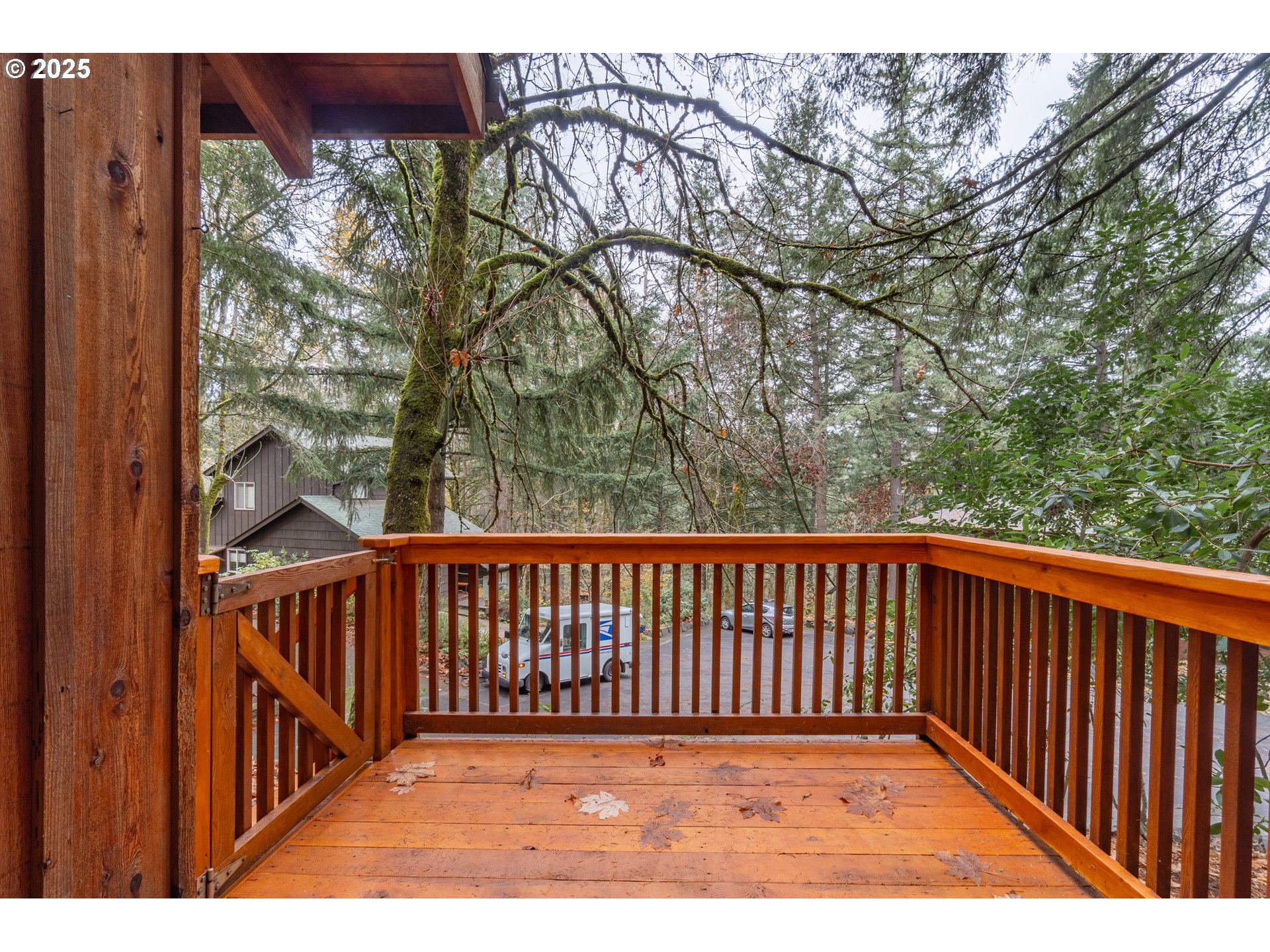 3054 Hendricks Hill Drive Eugene, OR 97403 - Photo 23 of 25 a view of balcony with wooden floor