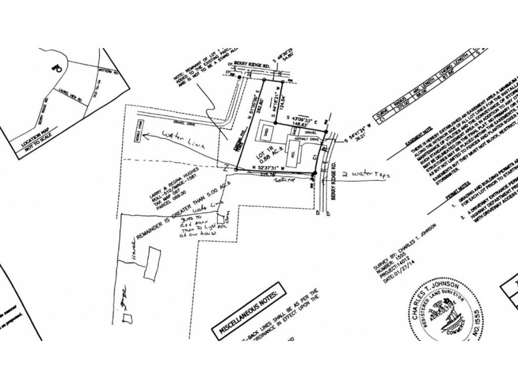 493 Upper Sand Valley Road Jonesborough, TN 37659 - Photo 36 of 36 Water Lines and Easements
