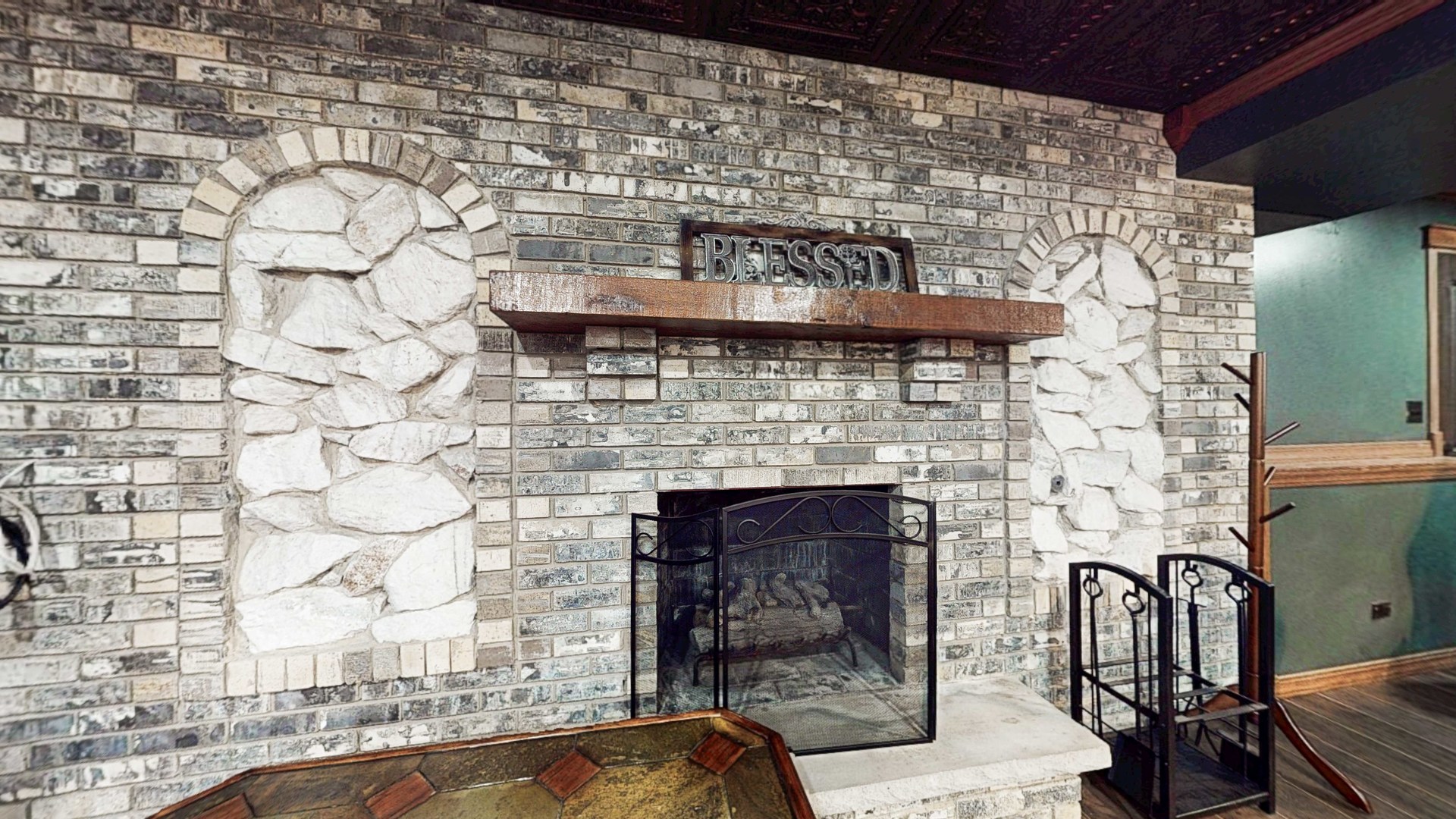 8129 45th Place Lyons, IL 60534 - Photo 35 of 45 a front view of a fireplace with sink