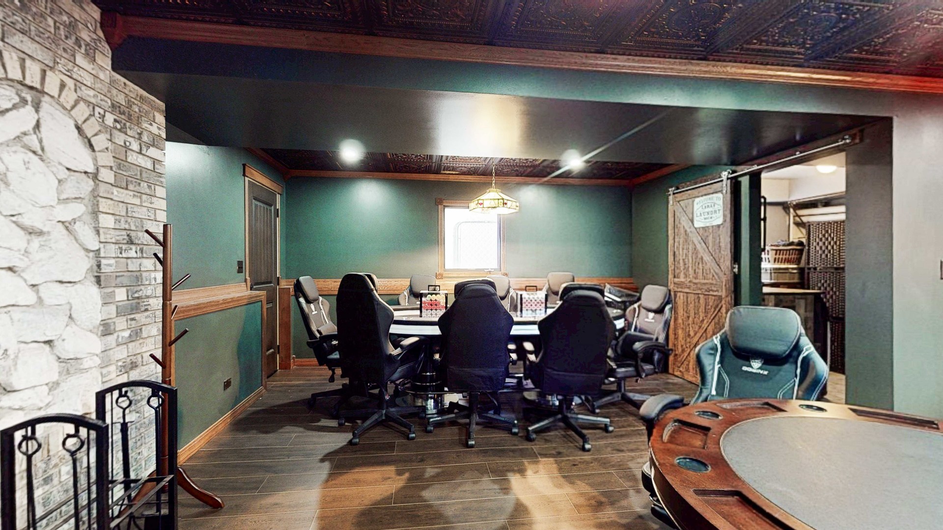 8129 45th Place Lyons, IL 60534 - Photo 37 of 45 a dining room with furniture and wooden floor