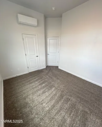 an empty room with an entryway