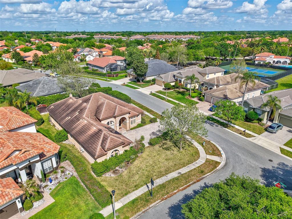918 Algare Loop Windermere, FL 34786 - Photo 66 of 73 an aerial view of a house with a garden