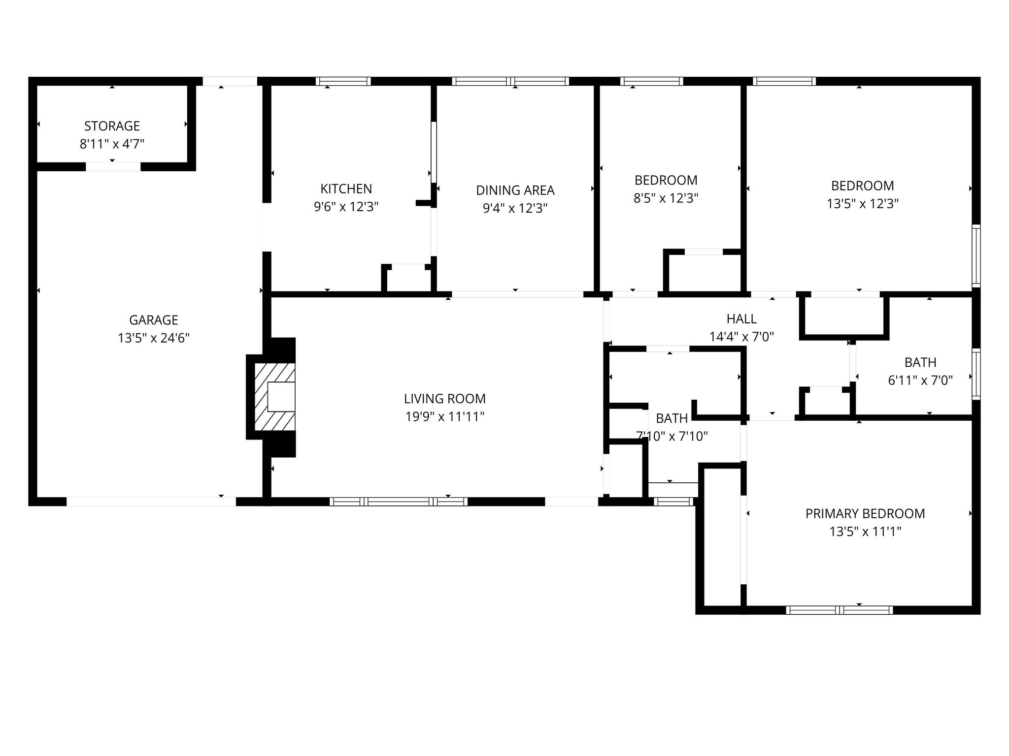7902 Bar K Ranch Road Lago Vista, TX 78645 - Photo 35 of 35 View of property floor plan