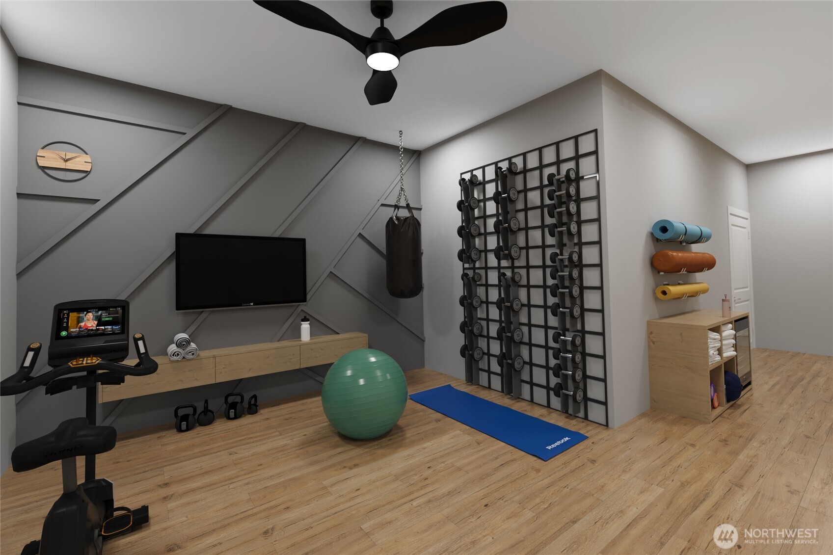 403 Outfitter Place Cle Elum, WA 98922 - Photo 24 of 28 a room with furniture and a flat screen tv