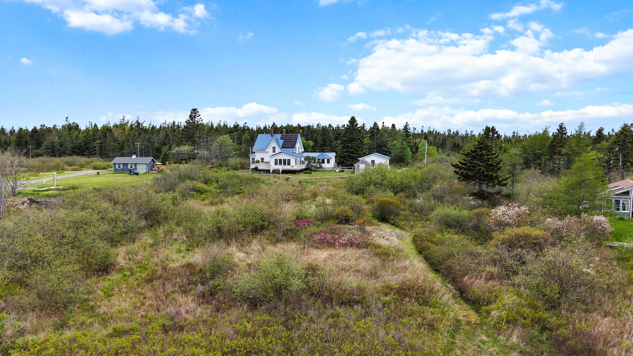 193 Kelley Point Road Jonesport, ME 04649 - Photo 20 of 77 View from Beach to House