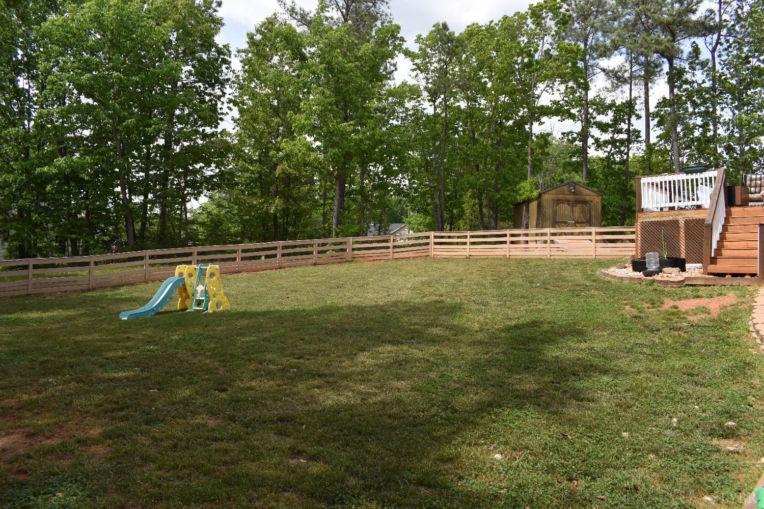 1389 Hummingbird Lane Spout Spring, VA 24593 - Photo 7 of 31 a swimming pool with lots of tress in the background