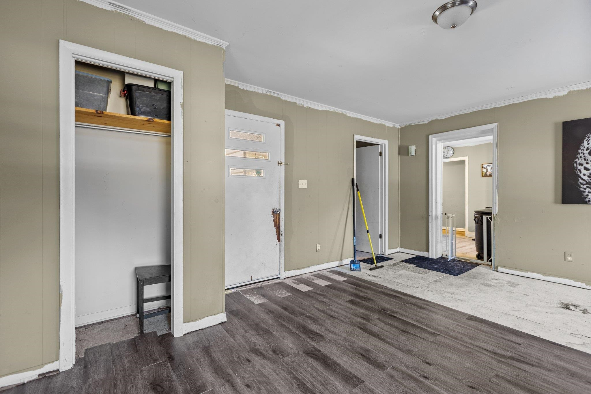 3605 Buzzard Road Wendell, NC 27591 - Photo 10 of 25 a view of an empty room with window and wooden floor