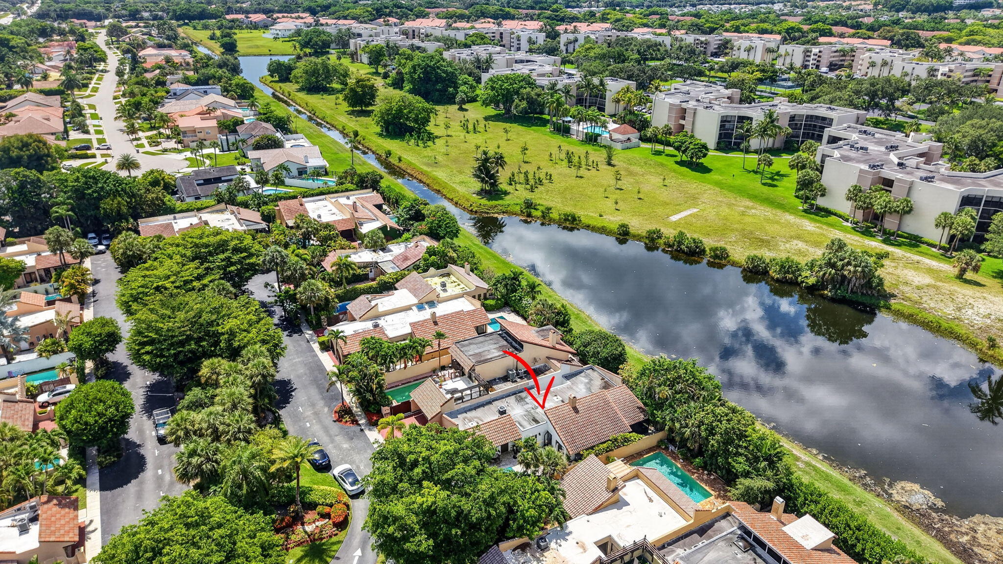 5918 Patio Drive Boca Raton, FL 33433 - Photo 13 of 15 Aerial Views