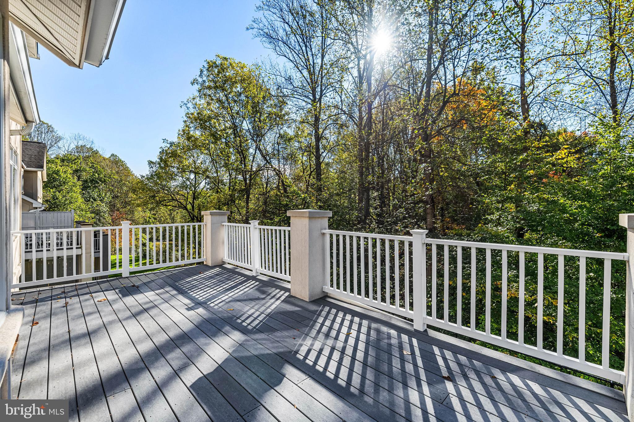 6716 Newstead Lane Baltimore, MD 21209 - Photo 32 of 66 a view of a wooden roof deck