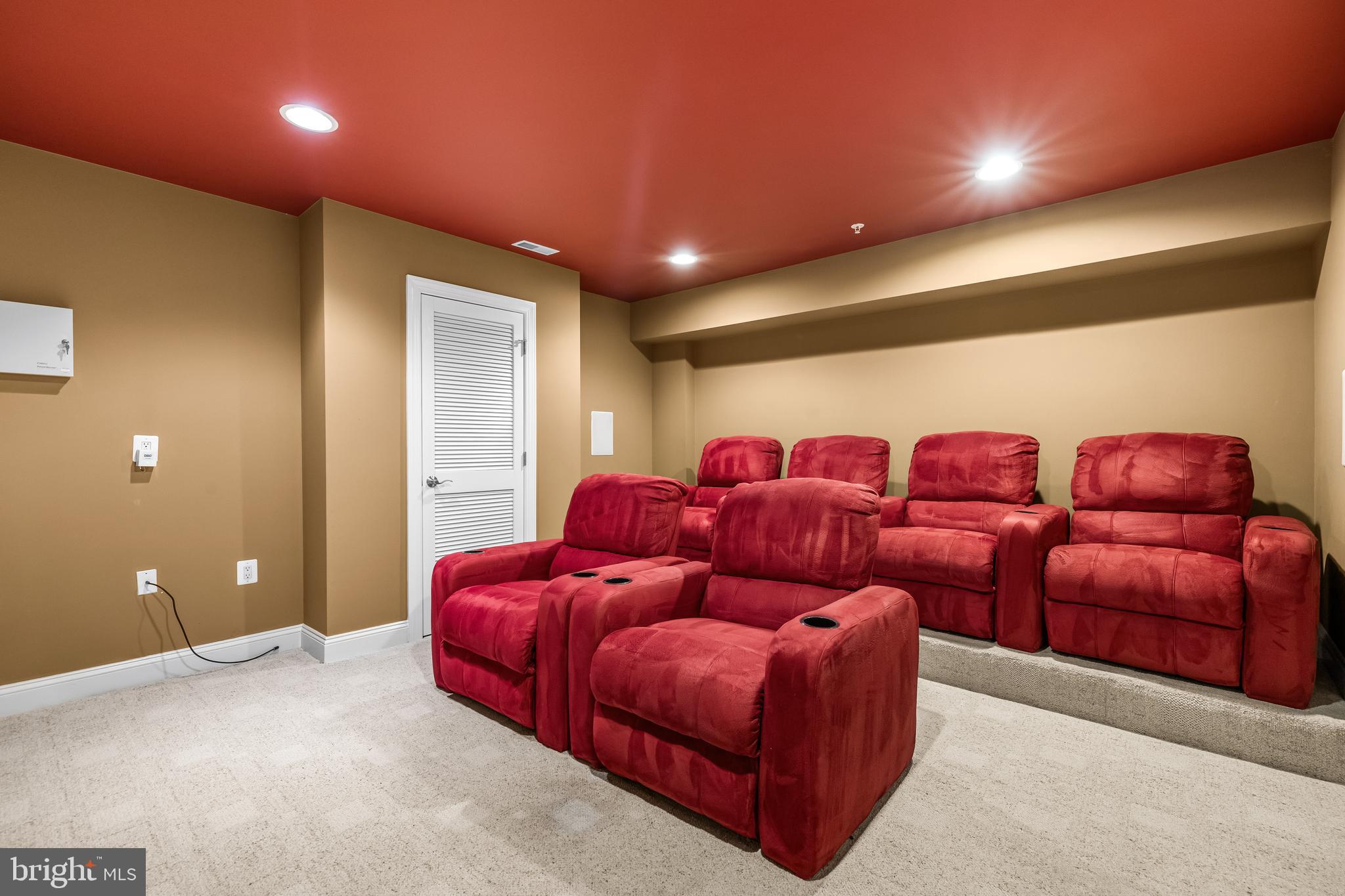 6716 Newstead Lane Baltimore, MD 21209 - Photo 54 of 66 Lower-Level Theater