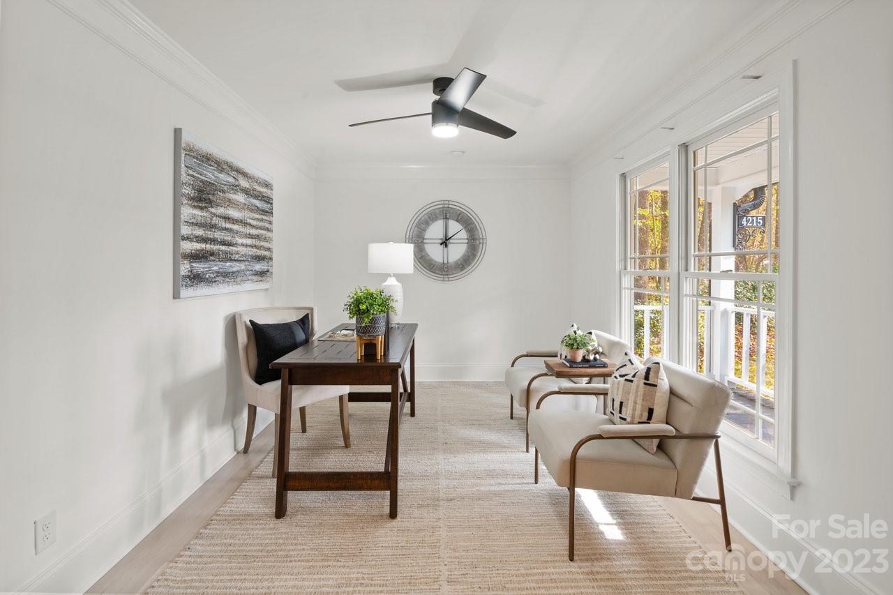 4215 Kuykendall Road Charlotte, NC 28270 - Photo 19 of 43 a workspace with furniture and a window