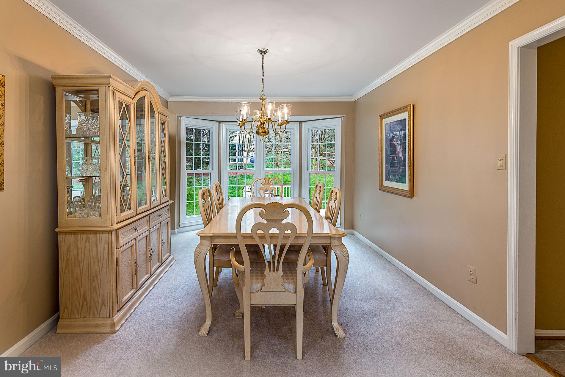 6453 Springhouse Circle Clifton, VA 20124 - Photo 7 of 30 a view of a dining room with furniture window and outside view