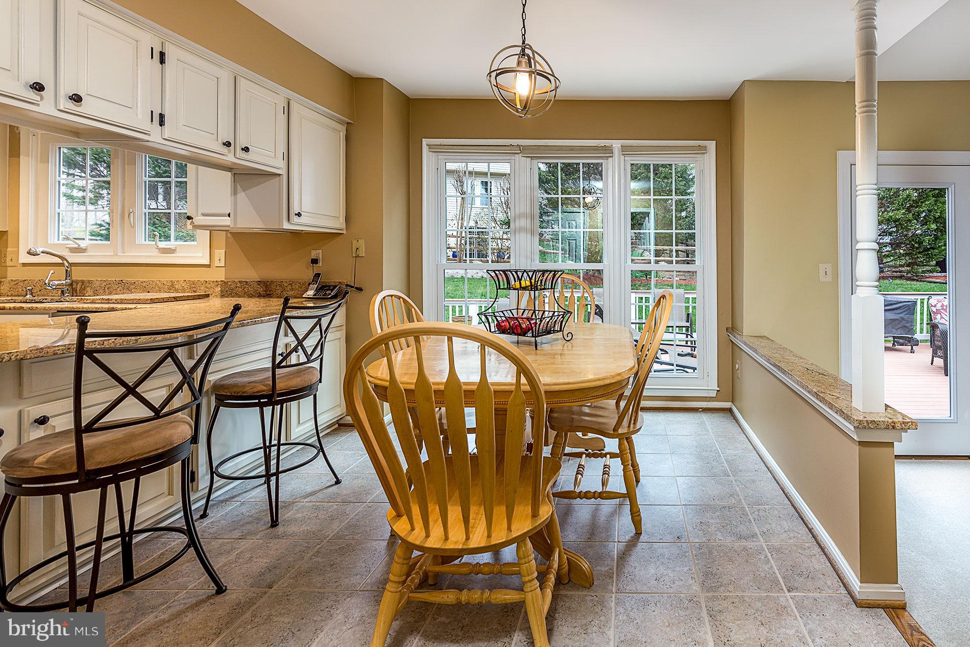 6453 Springhouse Circle Clifton, VA 20124 - Photo 10 of 30 a view of a dining room with furniture window and outside view