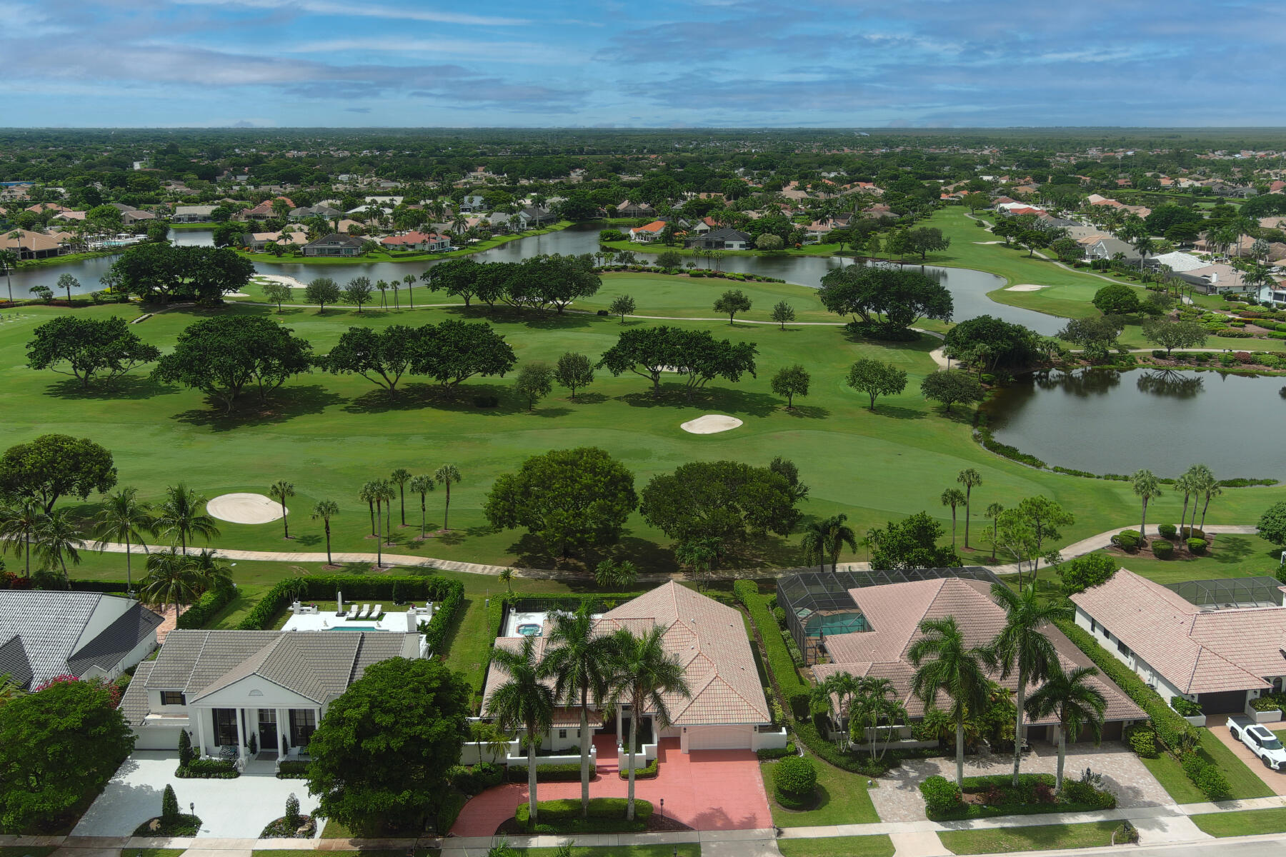 10403 Stonebridge Boulevard Boca Raton, FL 33498 - Photo 28 of 51 an aerial view of residential houses with outdoor space and street view