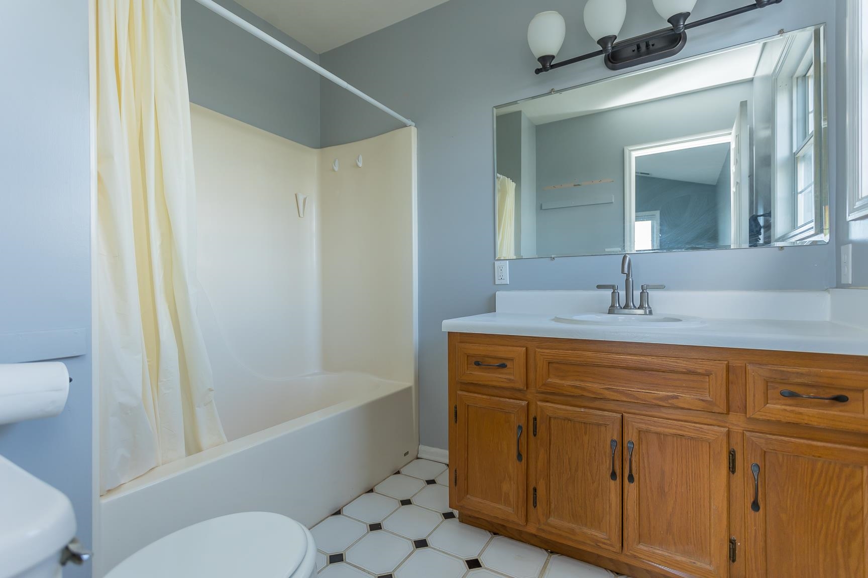 5482 Williams Run Road Mount Crawford, VA 22841 - Photo 28 of 46 a bathroom with a sink a toilet and shower