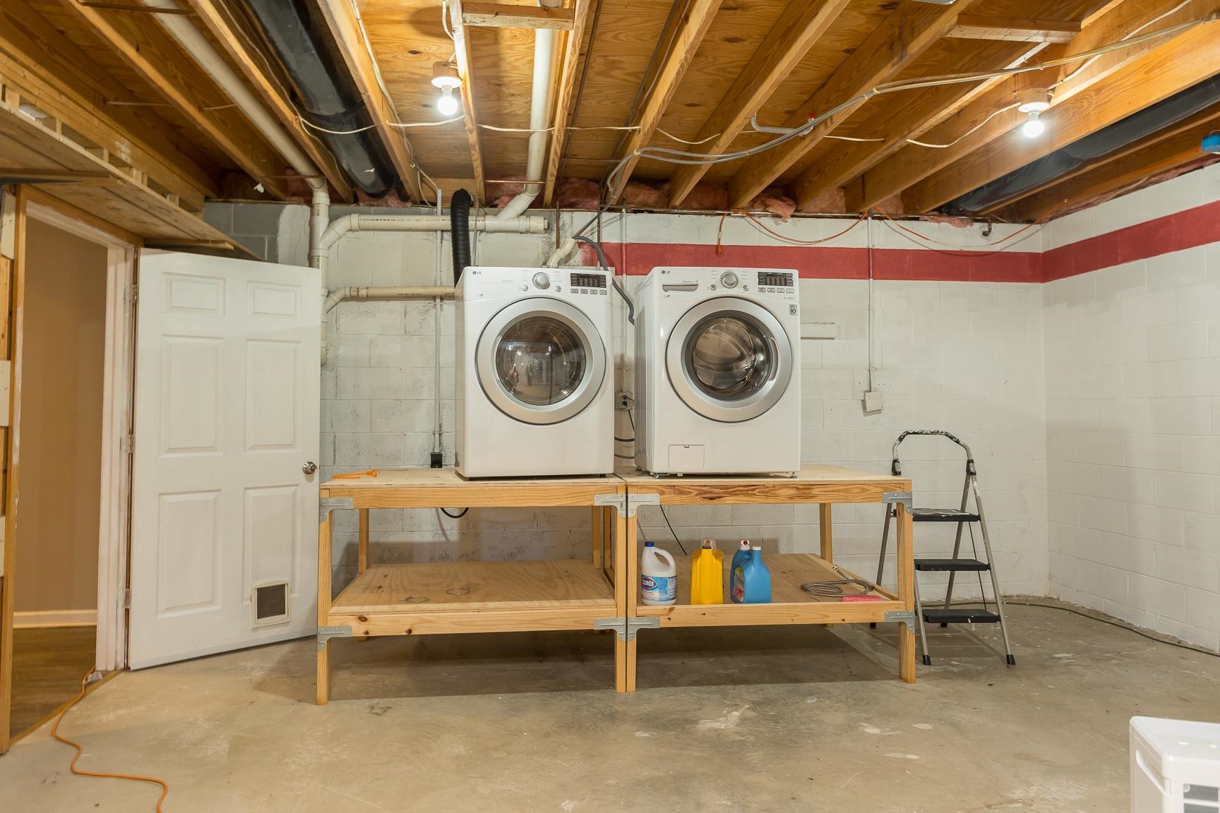 5482 Williams Run Road Mount Crawford, VA 22841 - Photo 36 of 46 a utility room with dryer and washer