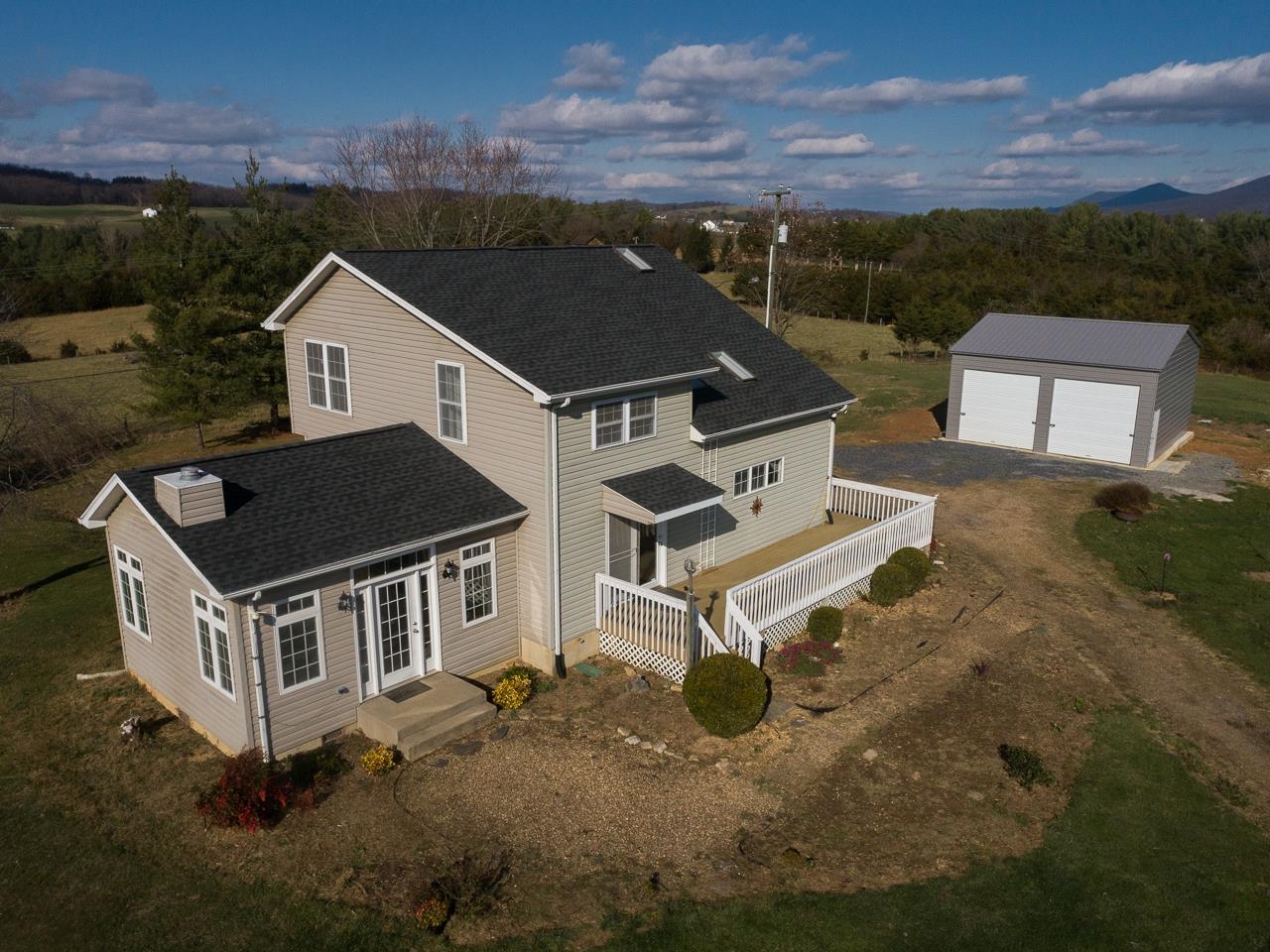 5482 Williams Run Road Mount Crawford, VA 22841 - Photo 4 of 46 an aerial view of a house with a yard