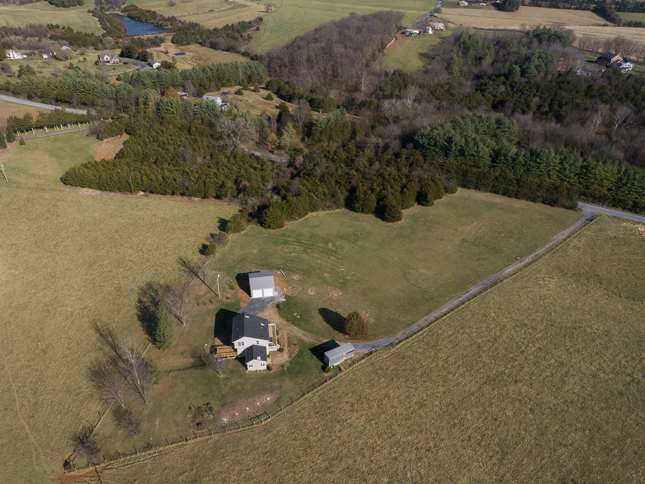 5482 Williams Run Road Mount Crawford, VA 22841 - Photo 8 of 46 an aerial view of a house with a yard